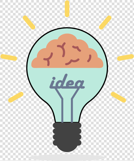 Cartoon With Beautiful Bulb Light Electricity Gallery   Light Bulb Brain Png  Transparent PngTransparent PNG