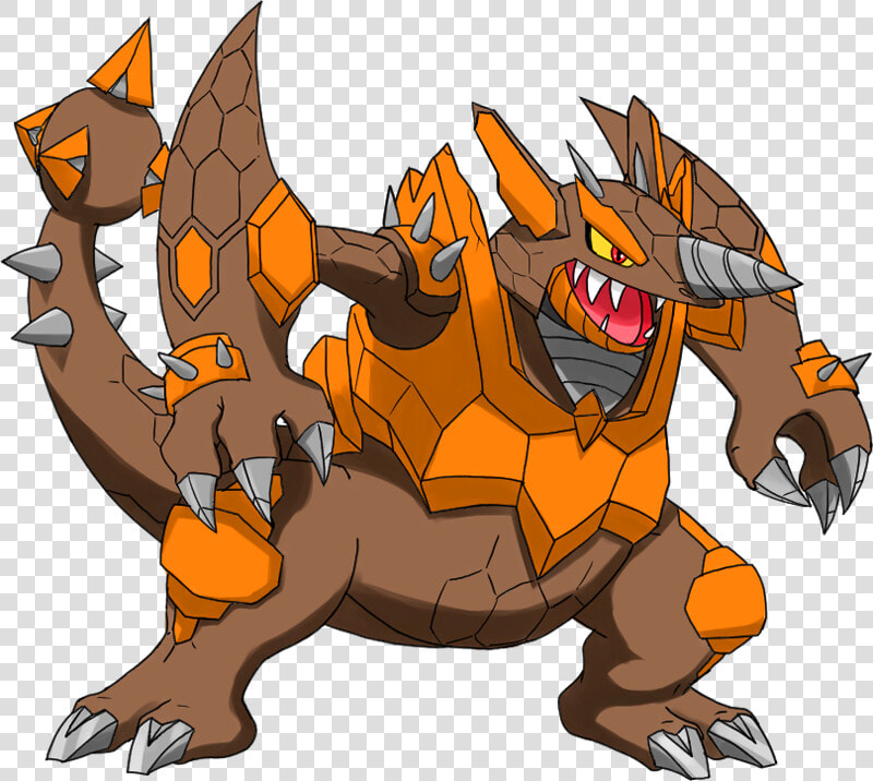 Mega Evolucion De Rhydon   Png Download   Rhyperior X Aggron  Transparent PngTransparent PNG