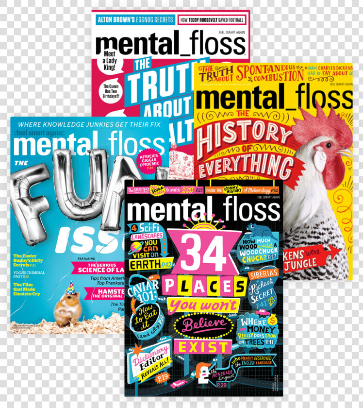 Transparent Magazines Png   Mental Floss  Png DownloadTransparent PNG