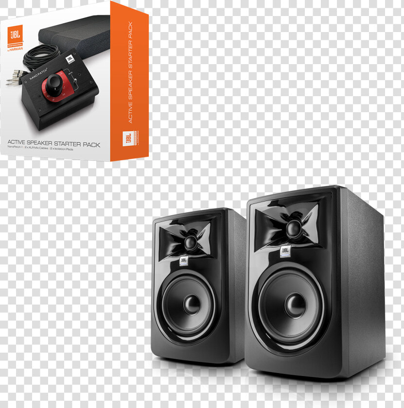 Jbl 305p Mkii Studio Monitors Jbl Active Speaker Starter  HD Png DownloadTransparent PNG