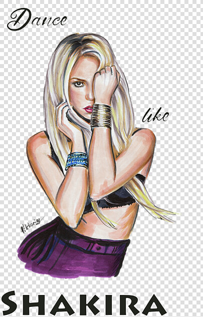 Shakira Draw Poster  HD Png DownloadTransparent PNG