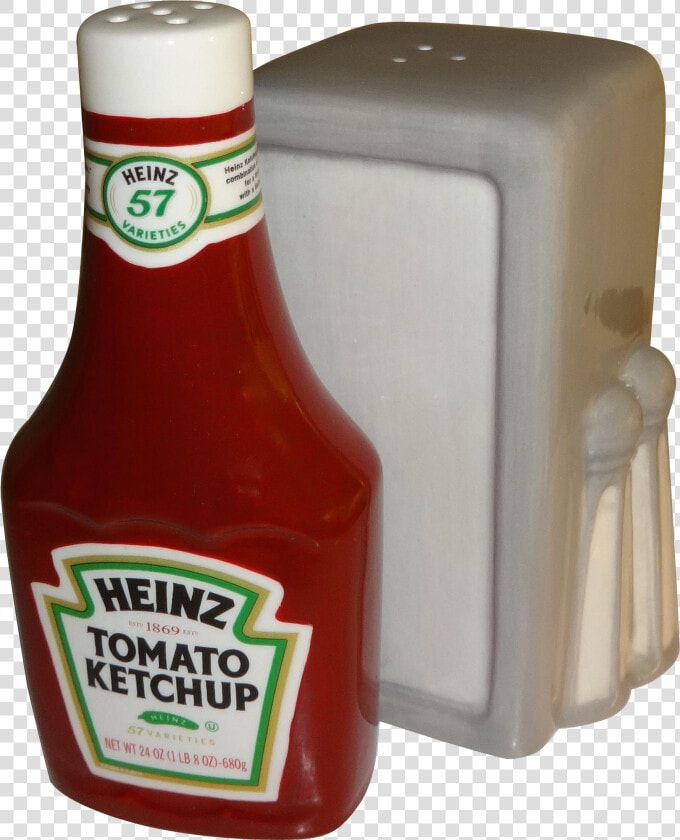 Advertising Heinz Ketchup  amp  Napkin Holder Salt And   Heinz Ketchup Glass Bottle 375ml  HD Png DownloadTransparent PNG