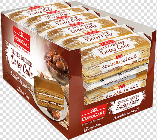 Triple Decker Dates Cake 12pc Tray   Lebkuchen  HD Png DownloadTransparent PNG