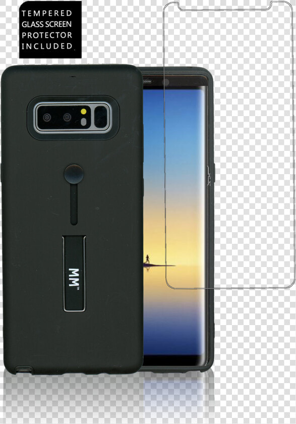 Samsung Galaxy Note 8 Mm Opal Slim Kickstand Black  HD Png DownloadTransparent PNG