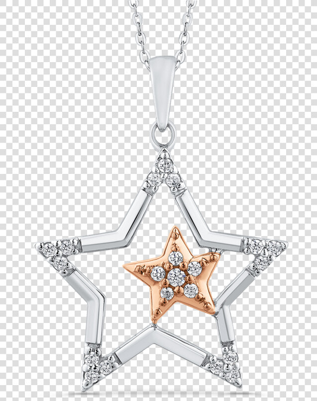 Star Shaped Diamond Pendant  HD Png DownloadTransparent PNG