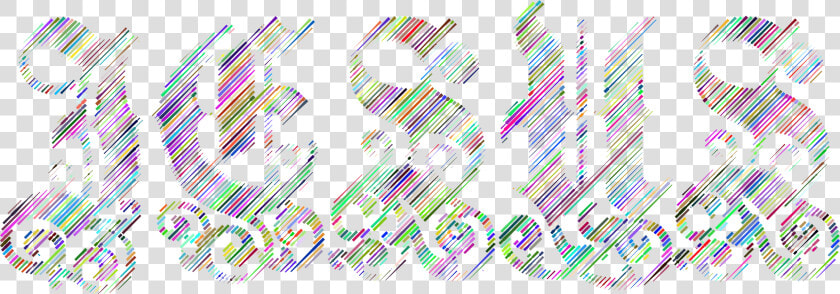 Prismatic Jesus Typography Lines No Background Clip   Typography  HD Png DownloadTransparent PNG