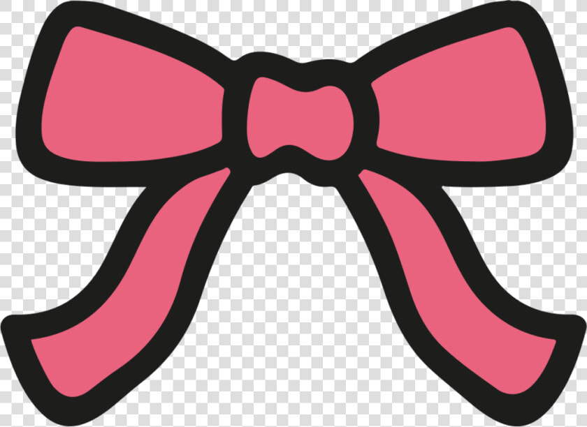 Transparent Light Pink Bow Clipart   Cute Bow Ribbon Drawing  HD Png DownloadTransparent PNG