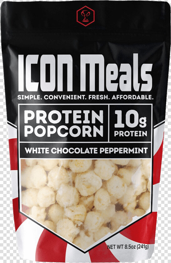 Icon Meals Protein Popcorn Popcorn 240g   White Chocolate   Chickpea  HD Png DownloadTransparent PNG