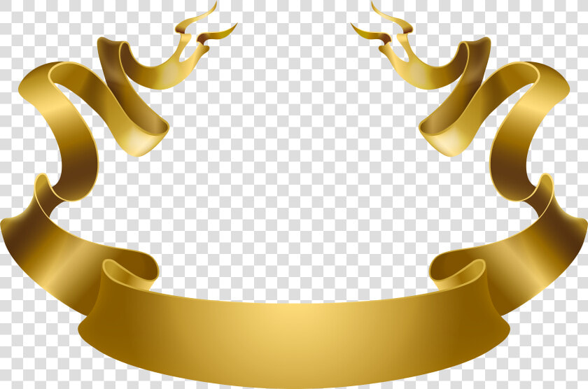 Transparent Gold Banner   Faixa Png  Png DownloadTransparent PNG