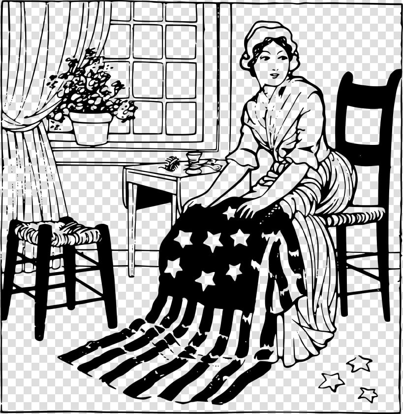 Basic Betsy Ross Clip Arts   Betsy Ross Clip Art  HD Png DownloadTransparent PNG