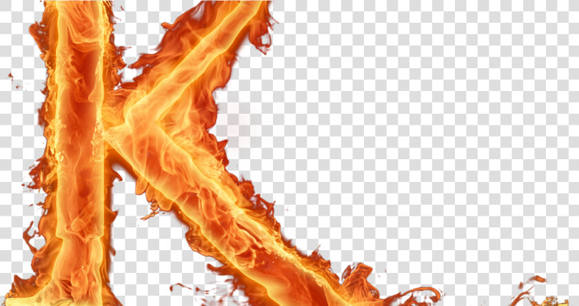 Transparent Fire Letters Png   Letter K On Fire Png  Png DownloadTransparent PNG