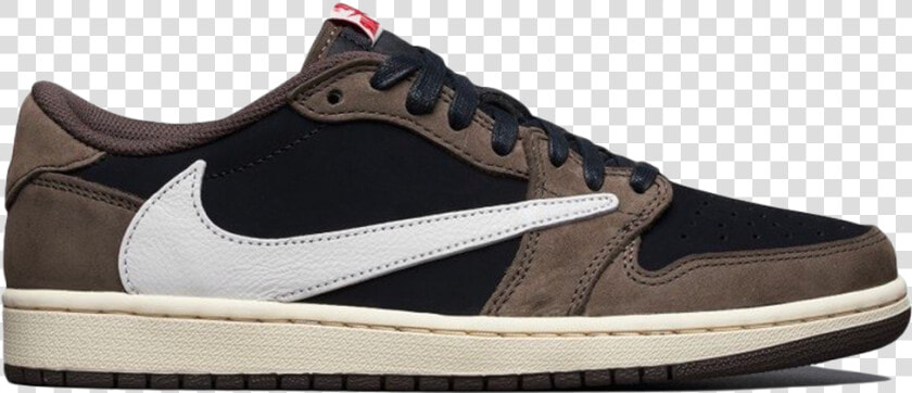 Jordan 1 Retro Low Og Sp Travis Scott Data Max Width   Jordan 1 Low Travis Scott  HD Png DownloadTransparent PNG