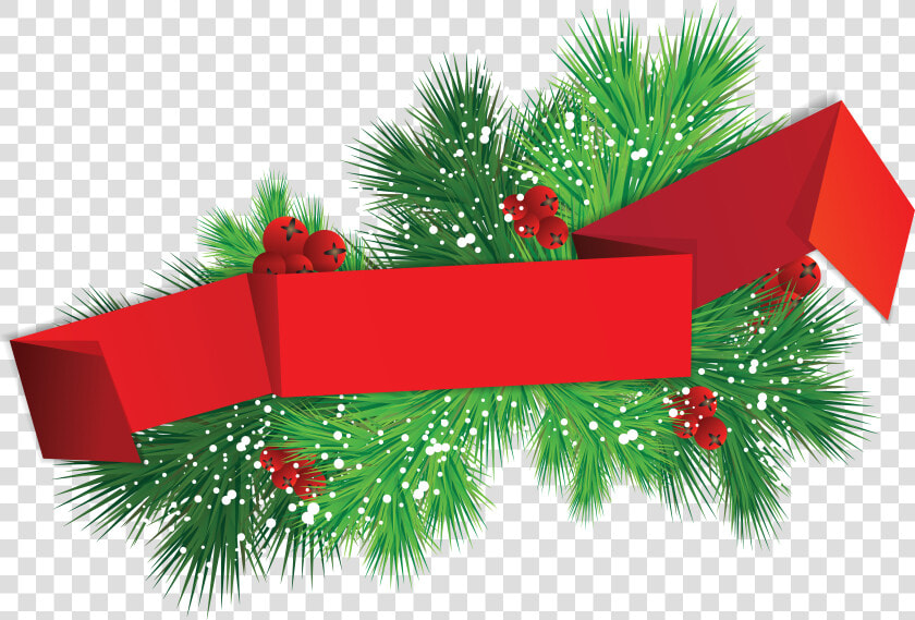 Christmas Tree Banner Clip Art   Christmas Banner Design Ideas  HD Png DownloadTransparent PNG