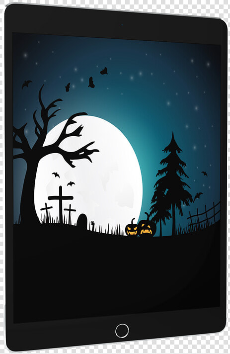 Halloween  Ipad  Iphone  Device  Mockup   Maquete Dia Das Bruxas  HD Png DownloadTransparent PNG