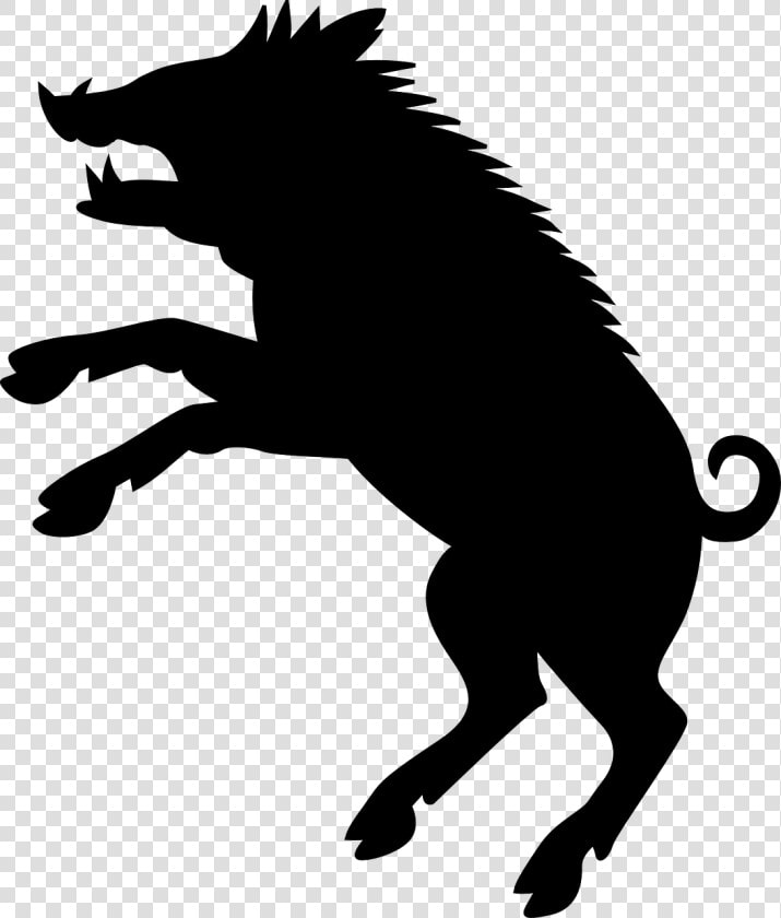 Wild Boar Silhouette Png  Transparent PngTransparent PNG