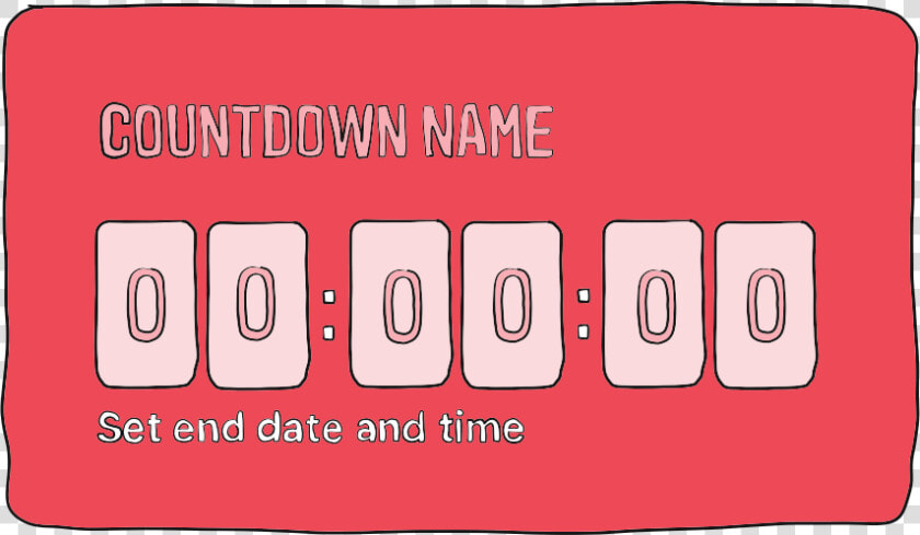 Countdown Timer Instagram  HD Png DownloadTransparent PNG