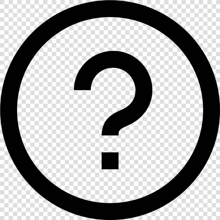 Signo De Interrogacion Icono  HD Png DownloadTransparent PNG