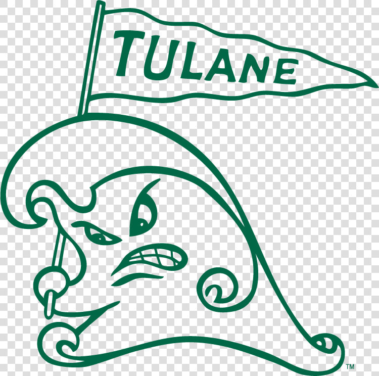 Transparent Lsu Clipart   Angry Wave Tulane Logo  HD Png DownloadTransparent PNG