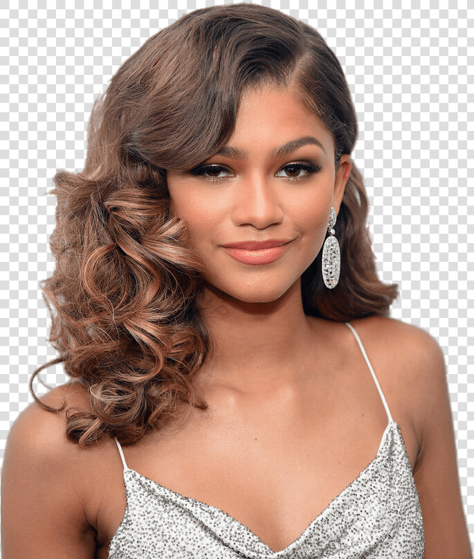 Zendaya Glamourous Hairstyle   Black Hairstyles For Prom 2018  HD Png DownloadTransparent PNG