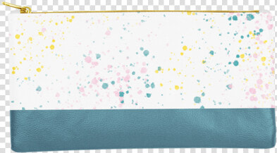 Cute Pencil Pouch In White Paint Splatter Print With   Coin Purse  HD Png DownloadTransparent PNG