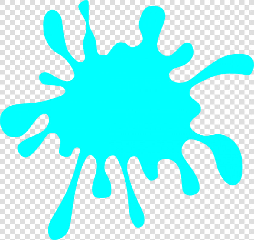 Aqua Paint Splatter Cliparts Msr 7   Clipart Orange Paint Splash  HD Png DownloadTransparent PNG