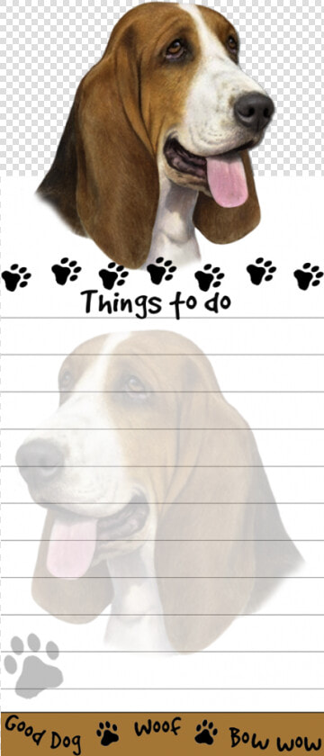 Basset Hound   Dog Notepads Stationery  HD Png DownloadTransparent PNG