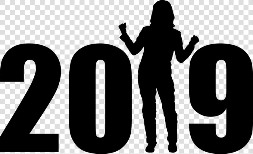 New Year  2019  Woman  Lifestyle  Exited  Determination   Happy New Year 2019 Photo Png  Transparent PngTransparent PNG