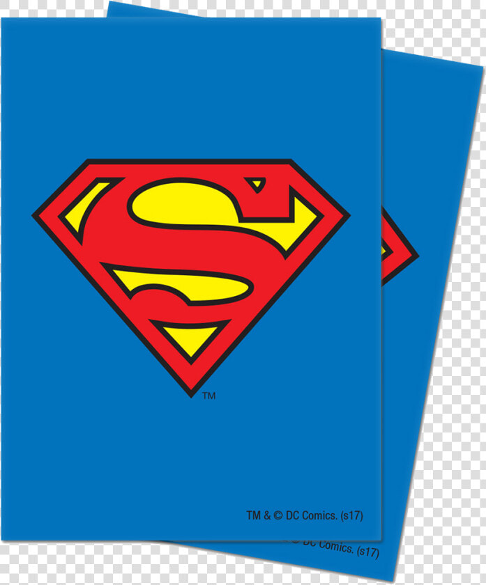 Ultra Pro Game Sleeves justice League Superman   Superman Symbol  HD Png DownloadTransparent PNG