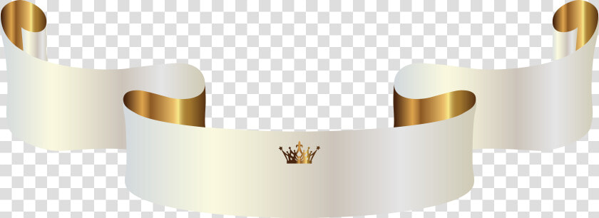 White Crown Clipart Picture Free Download White Banner   Gold Crown With Banner  HD Png DownloadTransparent PNG