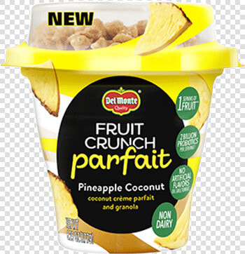 Fruit Crunch Parfait Pineapple Coconut   Del Monte Fruit Crunch Parfait  HD Png DownloadTransparent PNG