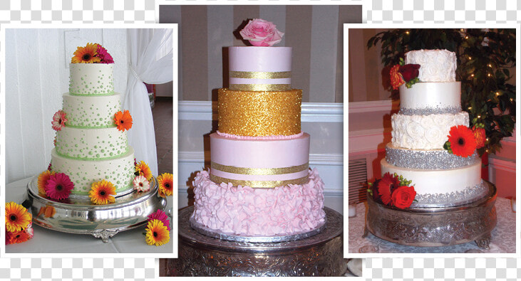 Custom Cakes By Jen Collage Home Page   Wedding Cake  HD Png DownloadTransparent PNG