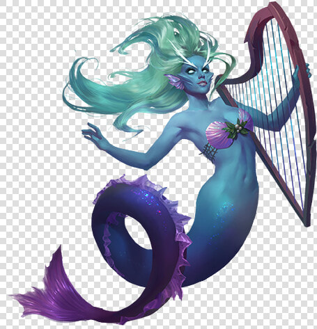 Siren Legendary Creature Mermaid Clip Art   Mythical Creature Siren Mermaid  HD Png DownloadTransparent PNG