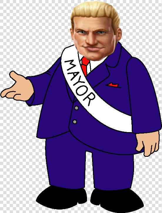 Dolph Ziggler On Twitter   Simpsons Mayor Quimby  HD Png DownloadTransparent PNG