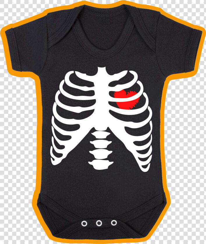 Rib Cage Baby Vest 2477 1 P   Skeleton Candy Rib Cage  HD Png DownloadTransparent PNG