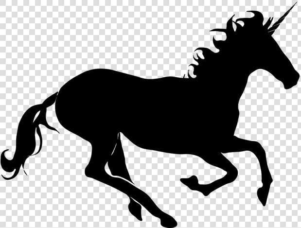 Animal  Creature  Fictional  Horse  Mythical   Running Unicorn  HD Png DownloadTransparent PNG