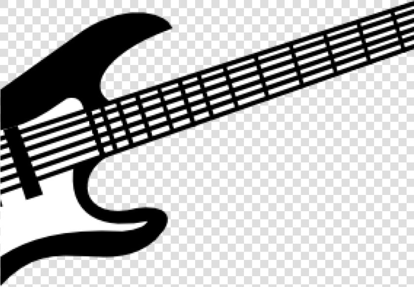 Gallery Of Grand Guitar Clipart Black And White Silhouette   Transparent Background Electric Guitar Clipart  HD Png DownloadTransparent PNG