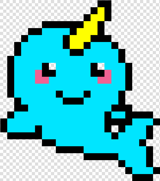 Pixel Art Narwhal   Png Download   Cute Pumpkin Pixel Art  Transparent PngTransparent PNG