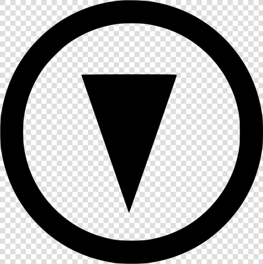 Down Pointer Arrow Download Menu Option   Black And White Map Logo  HD Png DownloadTransparent PNG