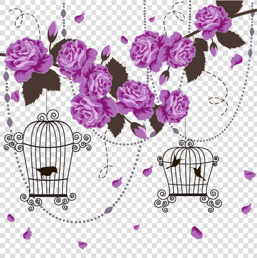 Transparent Birdcage Clipart   Lavender In Cage Png  Png DownloadTransparent PNG