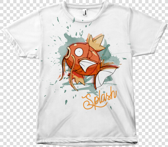 Magikarp Splash Shirt  HD Png DownloadTransparent PNG