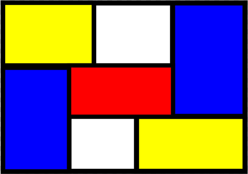 Picture Frame square angle   Abstract Art Red Yellow Blue  HD Png DownloadTransparent PNG