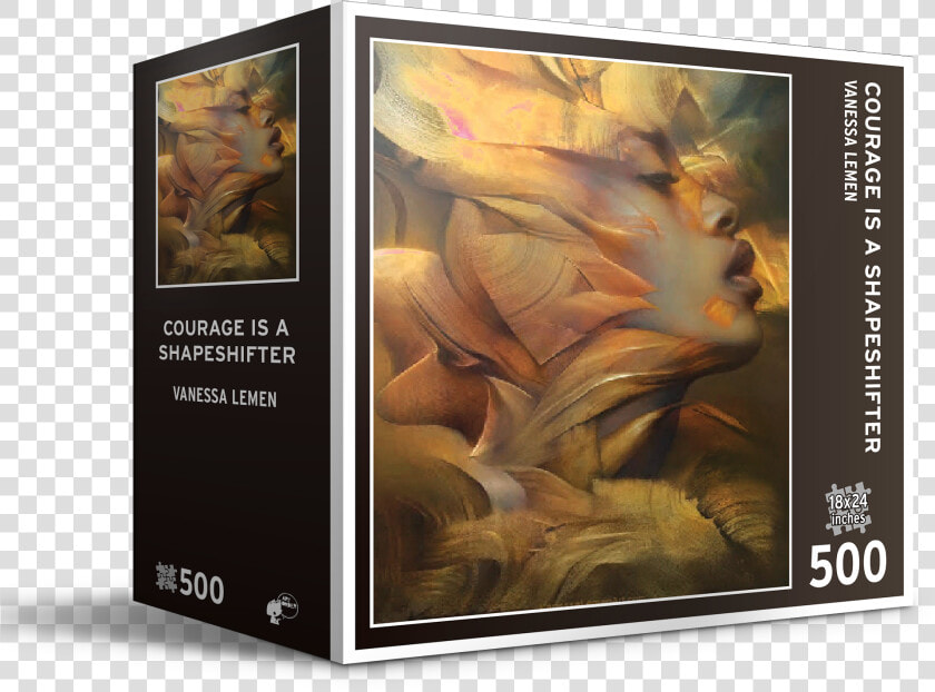 Courage Is A Shapeshifter Jigsaw Puzzle   Left Hand Of Darkness Art  HD Png DownloadTransparent PNG