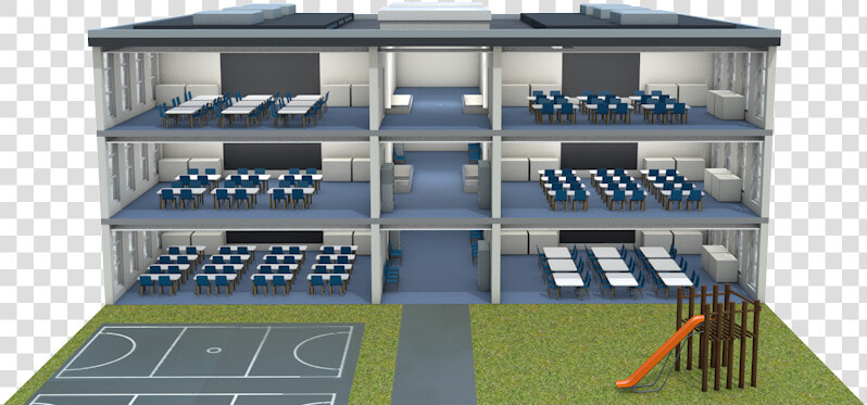 Inside Of School Building   Brutalist Architecture  HD Png DownloadTransparent PNG