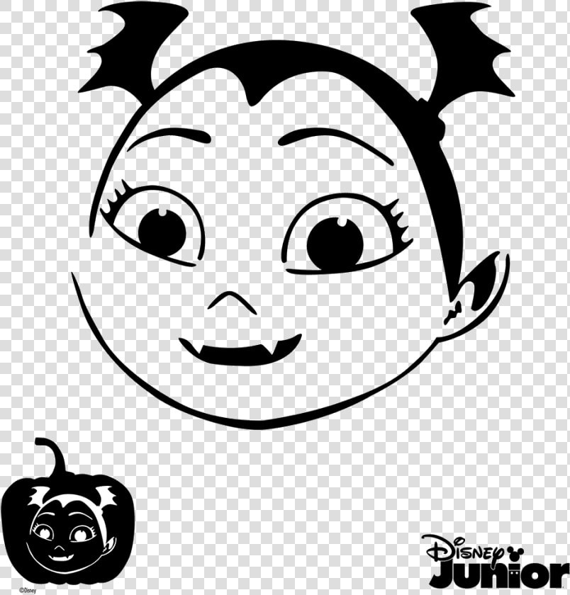 Vampirina Pumpkin Carving Stencils  HD Png DownloadTransparent PNG