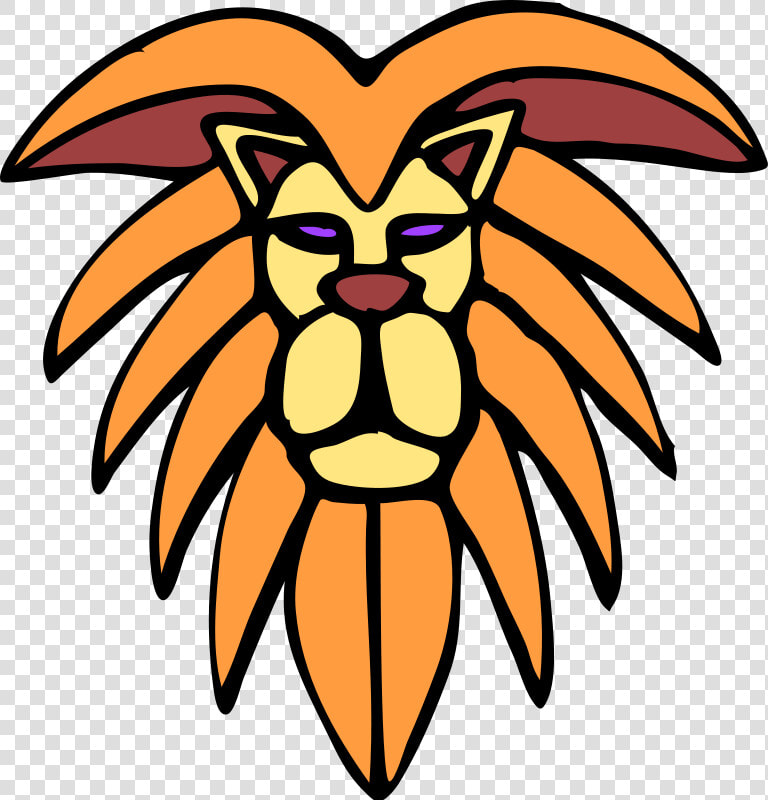 Lion Mane Mugs   Png Download   Lions Fierce Cartoon  Transparent PngTransparent PNG