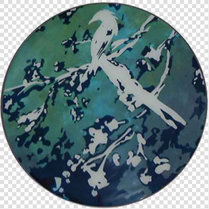 Birds Of Paradise Mirror Tray Decorative  Large  Round    Notre Monde 20345  HD Png DownloadTransparent PNG