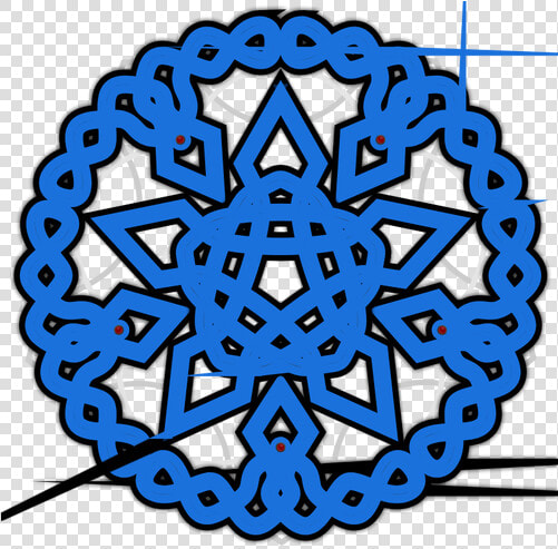 Knitting Decoration Vector Image   Circle  HD Png DownloadTransparent PNG