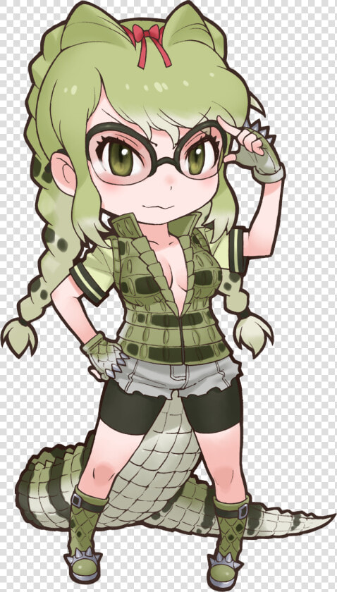 Transparent Reptile Eye Png   Kemono Friends Spectacled Caiman  Png DownloadTransparent PNG