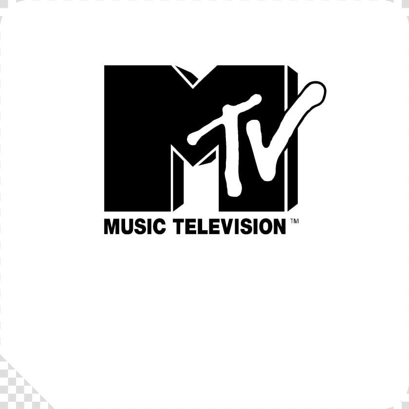 Mtv Trax Logo Black And White   Mtv Logo  HD Png DownloadTransparent PNG