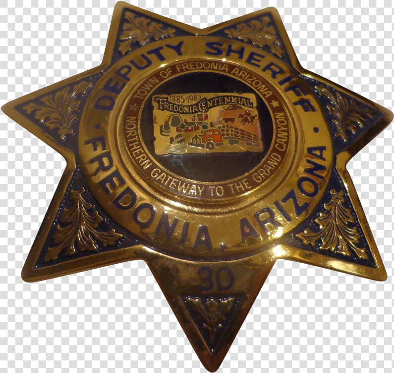 Rare Arizona Deputy Sheriff Badge Centennial Fredonia   Badge  HD Png DownloadTransparent PNG